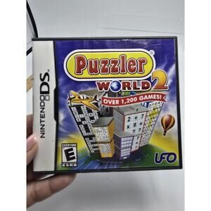 Puzzler World 2 (Nintendo DS, 2011) Complete Tested
